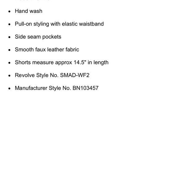 💖FONDA SHORT Steve Madden BARBIE PINK FAUX LEATHER SHORTS 💕💖WORN ONCE - Picture 3 of 4